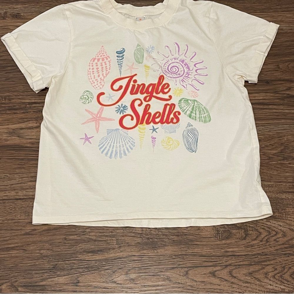 Messy Buns Lazy Days Jingle Shells Short Sleeve T… - image 4